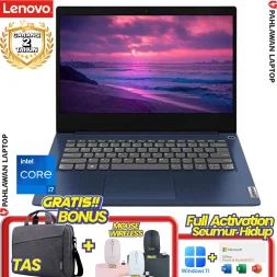 Laptop LENOVO IdeaPad Slim 5-9PID CORE i7 13620H RAM 16 GB SSD 512 GB 14 Inch WUXGA OLED Abbys Blue GARANSI 2 Tahun