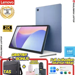 Laptop LENOVO IdeaPad Slim DUET 3-2XID 2 in 1 Tablet - Intel N200 RAM 8 GB SSD 256 GB 11.5 inch 2K IPS Abyss Blue GARANSI 2 Tahun