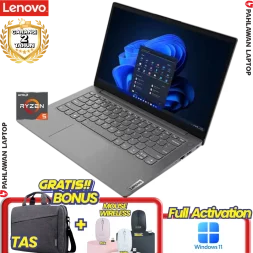 Laptop LENOVO IdeaPad Slim 1 6RID Ryzen 5 5500 RAM 16 GB SSD 512 GB Grey GARANSI 2 Tahun