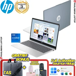 Laptop HP 14-EP0018TU Core i7-1355U RAM 16 GB SSD 512 GB Blue GARANSI 2 Tahun