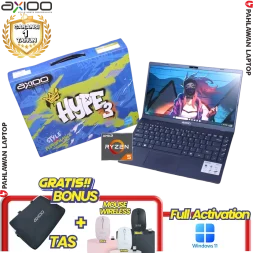 Laptop AXIOO Mybook Hype 5 Blue - Ryzen 5 5500U RAM 8GB SSD 256GB