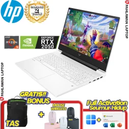 Laptop HP Victus Gaming 15-FB1887AX RYZEN 5 7535HS VGA NVIDIA RTX 2050 RAM 8 GB SSD 512 GB Ceramic White