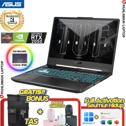 ASUS TUF GAMING TUF FA506NFR-R725B6T-O Ryzen 7 7435HS VGA NVIDIA RTX 2050 RAM 8 GB SSD 512 GB Graphite Black GARANSI 2 Tahun