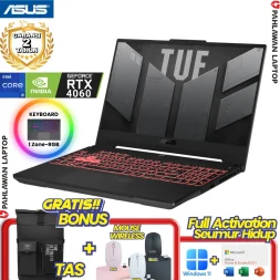 ASUS TUF FX507VV4-I946K6G-O Core i9 13900H VGA NVIDIA RTX 4060 RAM 16 GB SSD 512 GB Jaeger Grey GARANSI 2 Tahun