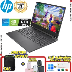Laptop HP Victus Gaming 16-R1005TX Core i5 14500HX VGA NVIDIA RTX 4060 RAM 16 GB SSD 512 GB Mica Silver