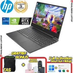 Laptop HP Victus Gaming 16-R1209TX Core i7 14650HX VGA NVIDIA RTX 4060 RAM 16 GB SSD 1 TB Mica Silver