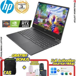 Laptop HP Victus Gaming 16-S1005AX RYZEN 7 8845HS VGA NVIDIA RTX 4060 RAM 16 GB SSD 1 TB Mica Silver