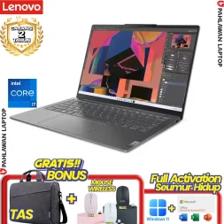 Laptop LENOVO YOGA SLIM 6-0BID OLED Flip TouchScreen Core i7 13700H RAM 16 GB SSD 512 GB Misty Grey GARANSI 2 Tahun
