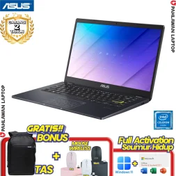 ASUS E410KA-FHD426 Celeron N4500 RAM 8 GB SSD 256 GB Blue GARANSI 2 Tahun