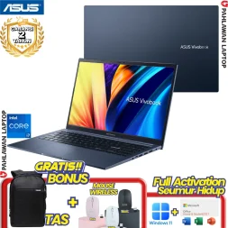 ASUS VivoBook A1504VA-VIPS751 TouchScreen Core i7 1355U RAM 8 GB SSD 512GB Quiet Blue GARANSI 2 Tahun