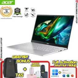 Laptop ACER SWIFT GO 14 - 41R9YR Silver - Ryzen 5 7530U RAM 16GB SSD 512GB