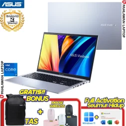 ASUS A1405VA-VIPS752 Core i7 1355U RAM 8 GB SSD 512 GB Silver WUXGA IPS GARANSI 2 Tahun