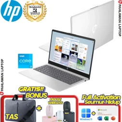 Laptop HP 14-EP0555TU Core i3-1215U RAM 8GB SSD 512 GB Silver GARANSI 2 Tahun + FREE MOUSE Z3700