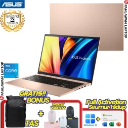 ASUS VivoBook A1404VA-VIPS552 Core i5 1235U RAM 8 GB SSD 512 GB Tera Cotta GARANSI 2 Tahun